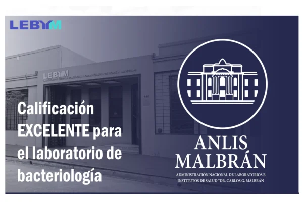 Calificación EXCELENTE en Control de Calidad en Bacteriología